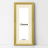 Antique Style Panoramic Gold Picture Frame With Ivory Mount Photo Frame