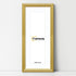 Antique Style Panoramic Gold Picture Frame Wall Art Frame With White Mount