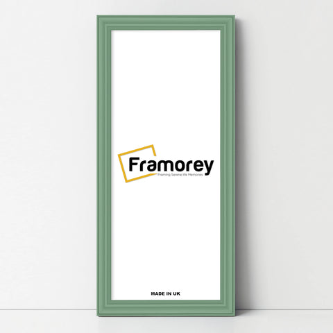 Antique Style Panoramic Green Picture Frame Without Mount Photo Frame