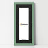 Antique Style Panoramic Green Picture Frame Wall Art Frame With Black Mount