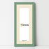 Antique Style Panoramic Green Picture Frame Wall Art Frame With Ivory Mount