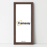 Antique Style Panoramic Mahogany Picture Frame Wall Art Photo Frame