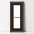 Antique Style Panoramic Mahogany Picture Frame Wall Art Frame With Black Mount