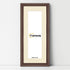 Antique Style Panoramic Mahogany Wall Art Photo Frame With Ivory Mount