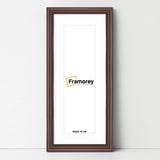 Antique Style Panoramic Mahogany Picture Frame Photo Frame With White Mount