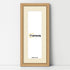 Antique Style Panoramic Oak Picture Frame Wall Art Frame With Ivory Mount