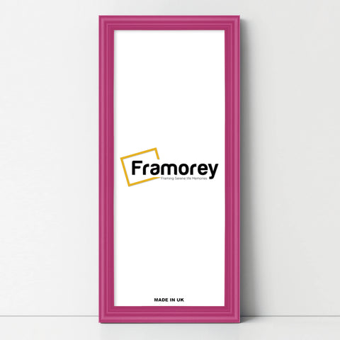 Antique Style Panoramic Size Pink Picture Frame Wall Art Photo Frame
