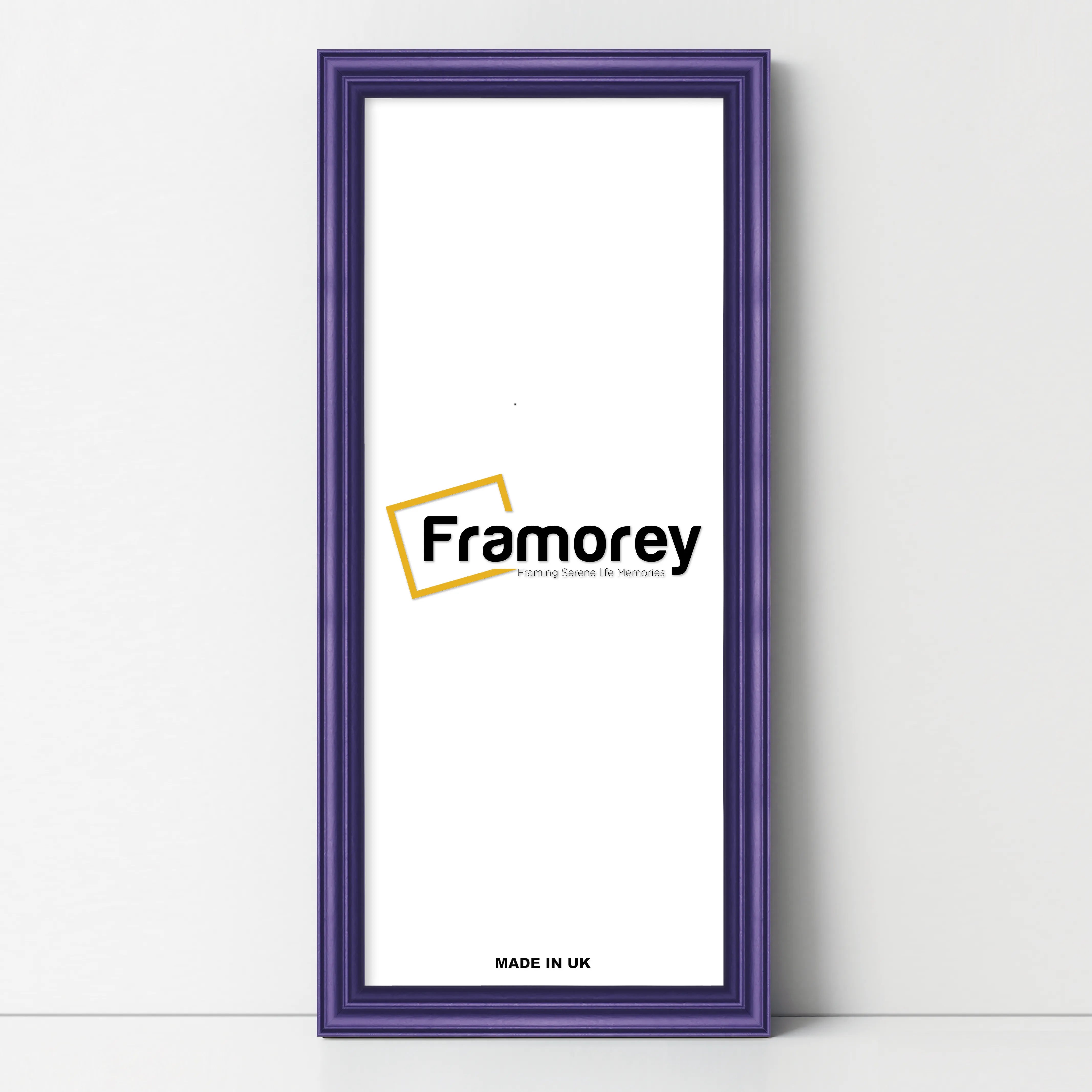 Antique Style Panoramic Purple Picture Frame Wall Art Photo Frame