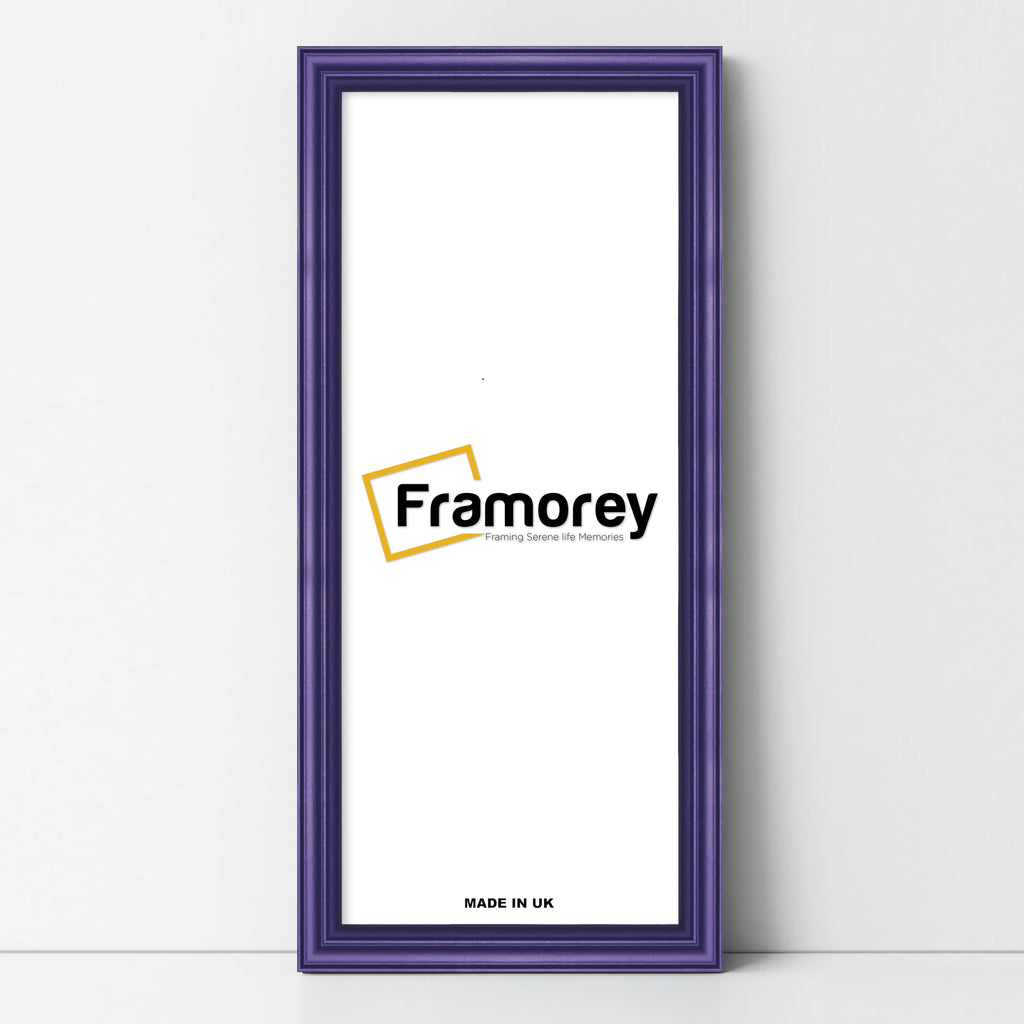 Antique Style Panoramic Purple Picture Frame Wall Art Photo Frame