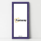 Antique Style Panoramic Purple Picture Frame Wall Art Photo Frame