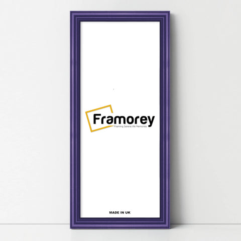 Antique Style Panoramic Purple Picture Frame Wall Art Photo Frame