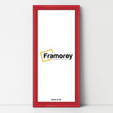 Antique Style Panoramic  Size Red Picture Frame Wall Art Photo Frame