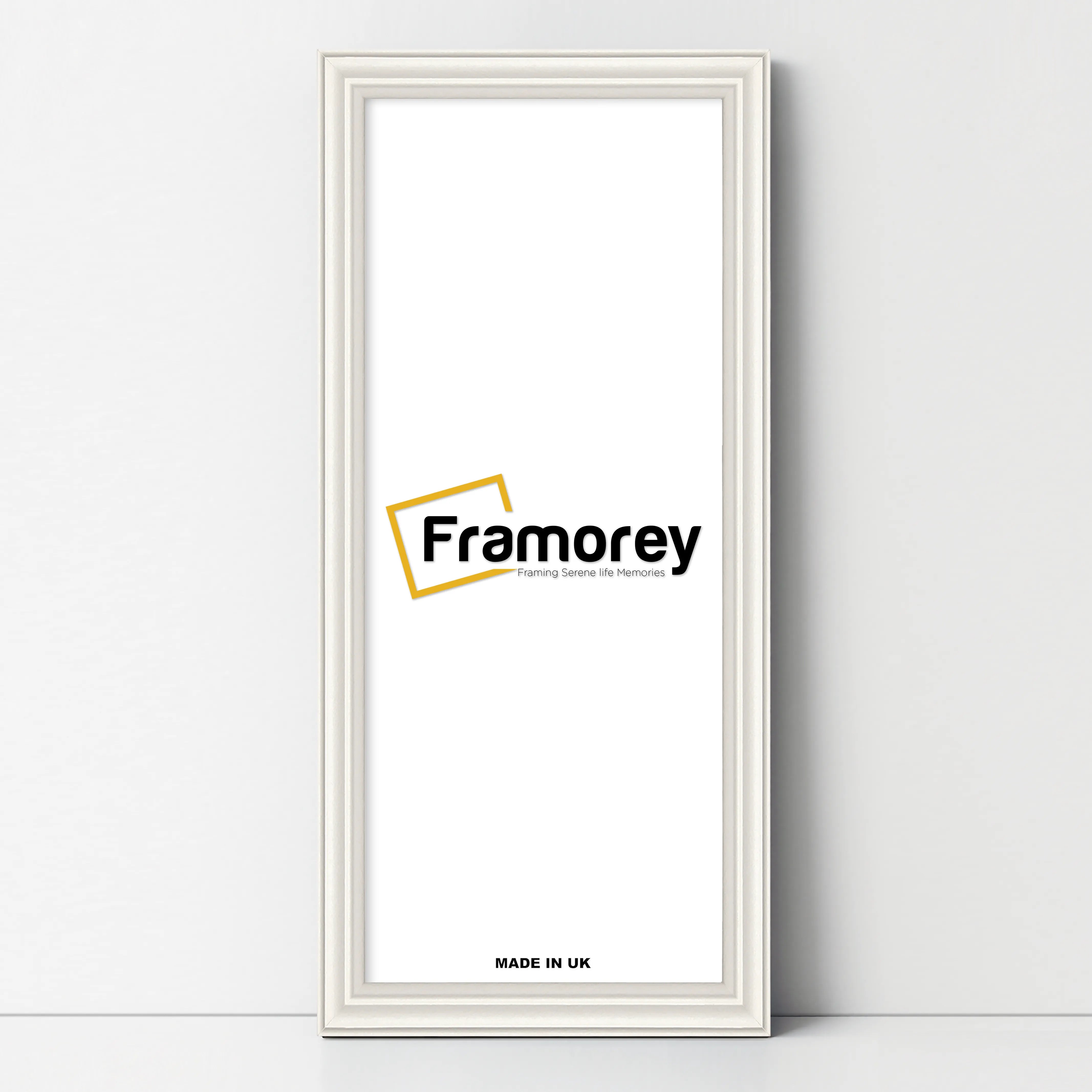 Antique Style Panoramic  Size White Picture Frame Wall Art Photo Frame