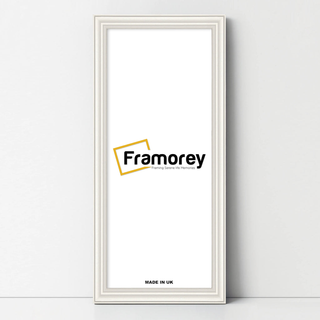 Antique Style Panoramic  Size White Picture Frame Wall Art Photo Frame