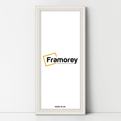 Antique Style Panoramic  Size White Picture Frame Wall Art Photo Frame