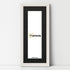 Antique Style Panoramic White Picture Frame With Black Mount