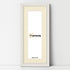 Antique Style Panoramic White Picture Frame Photo Frame With Ivory Mount