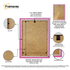 Antique Style Pink Picture Frame Wall Art Photo Frame With Black Mount
