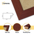 Square Size Mahogany Picture Frame Photo Frames