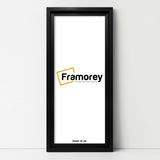 Panorama Style Black Oslo Photo Frame Panoramic Picture Frames