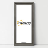 Panorama Style Grey Oslo Photo Frame Panoramic Picture Frames