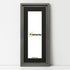 Panorama Style Grey Oslo Picture Frames With Black Mount