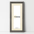 Panorama Style Grey Oslo Picture Frames With Ivory Mount