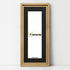 Panorama Style Oak Oslo Picture Frames With Black Mount