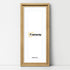Panorama Style Oak Oslo Picture Frames With White Mount