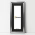 Panorama Style Silver Oslo Picture Frames With Black Mount
