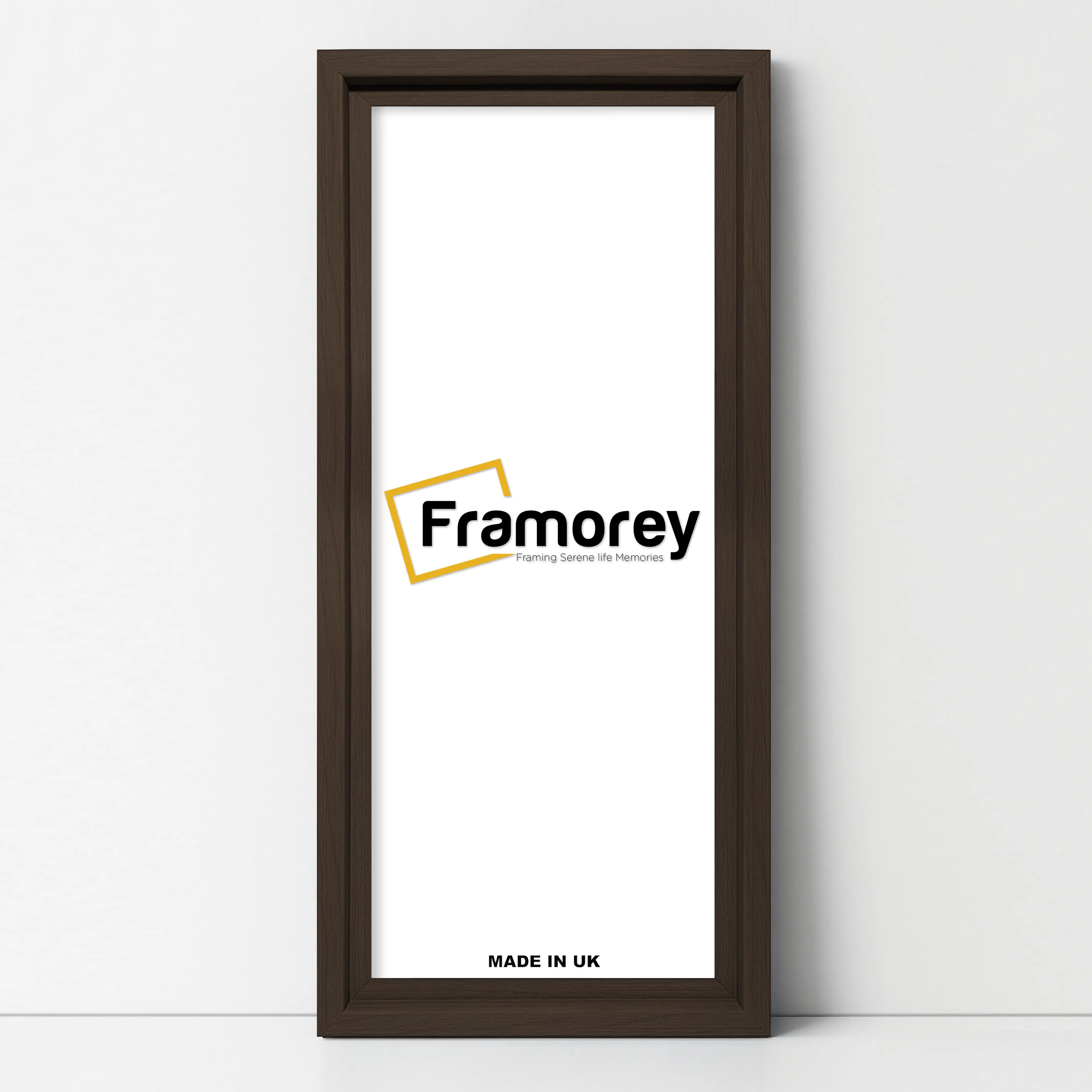 Panorama Style Walnut Oslo Photo Frame Panoramic Picture Frames