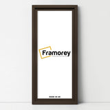 Panorama Style Walnut Oslo Photo Frame Panoramic Picture Frames