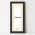 Panorama Style Walnut Oslo Picture Frames With Ivory Mount