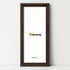 Panorama Style Walnut Oslo Picture Frames With White Mount