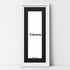 Panorama Style White Oslo Picture Frames With Black Mount