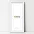 Panorama Style White Oslo Picture Frames With White Mount
