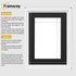 White Picture Frame Oslo Style Photo Frames With Black Mount