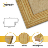Square Size Pine Picture Frame Wall Decor Frames