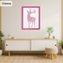 Thin Matt Pink Picture Frame Poster Frames Wall Decor Frame