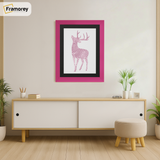 Pink Picture Frame with Black Mount