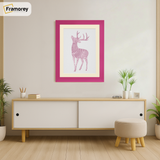 Pink Picture Frame With Ivory Mount