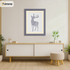 Purple Picture Frame With Ivory Mount