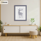 Purple Picture Frame With White Mount