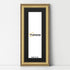 Panoramic Gold Picture Frame Shabby Wall Frames With Black Mount