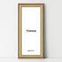Panoramic Size Gold Picture Frame Shabby Wall Frames With White Mount