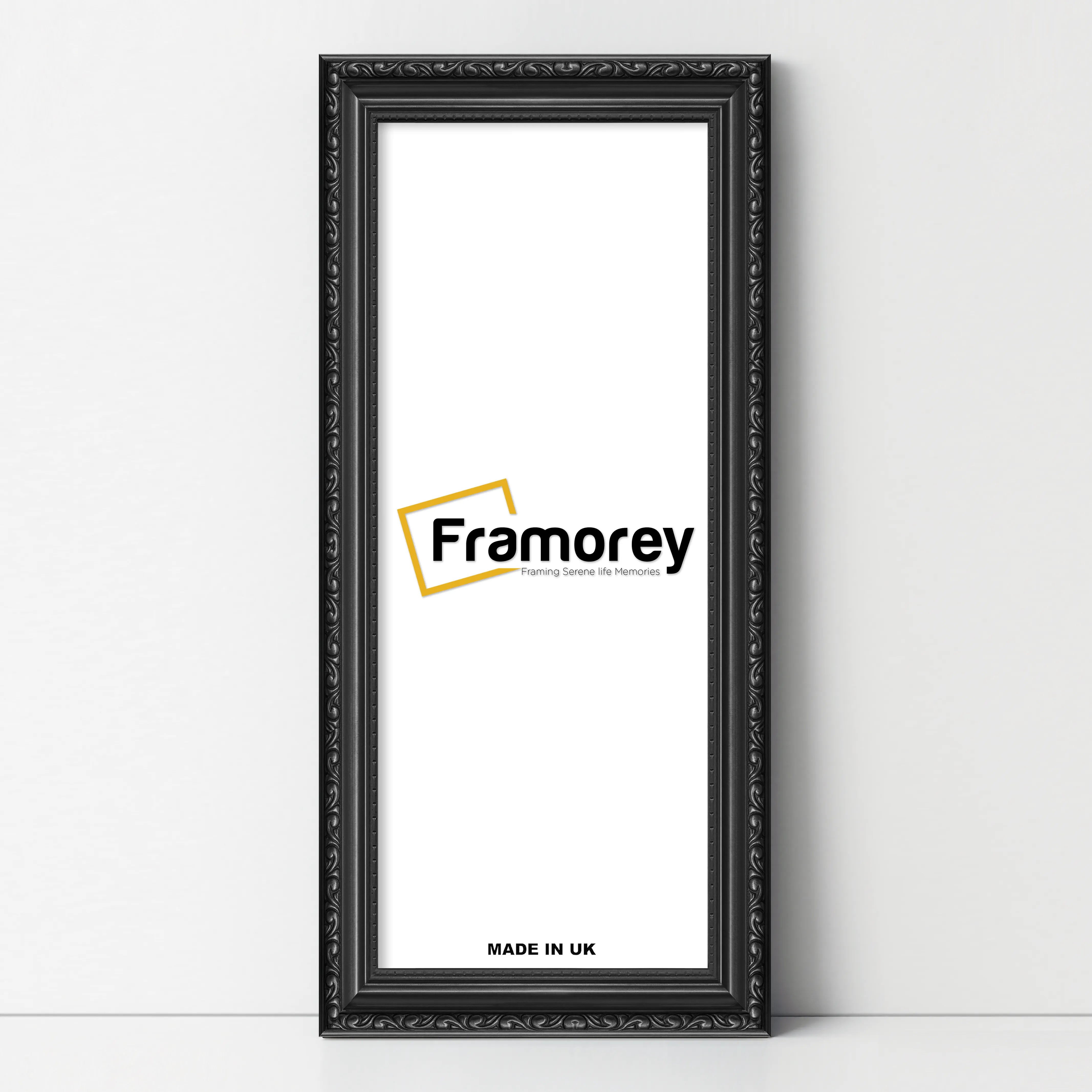 Shabby Chic Effect Panoramic Style Black Photo Frame Picture Frame