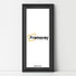 Shabby Chic Effect Panoramic Style Black Photo Frame Picture Frame