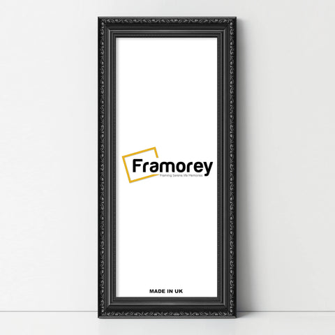 Shabby Chic Effect Panoramic Style Black Photo Frame Picture Frame