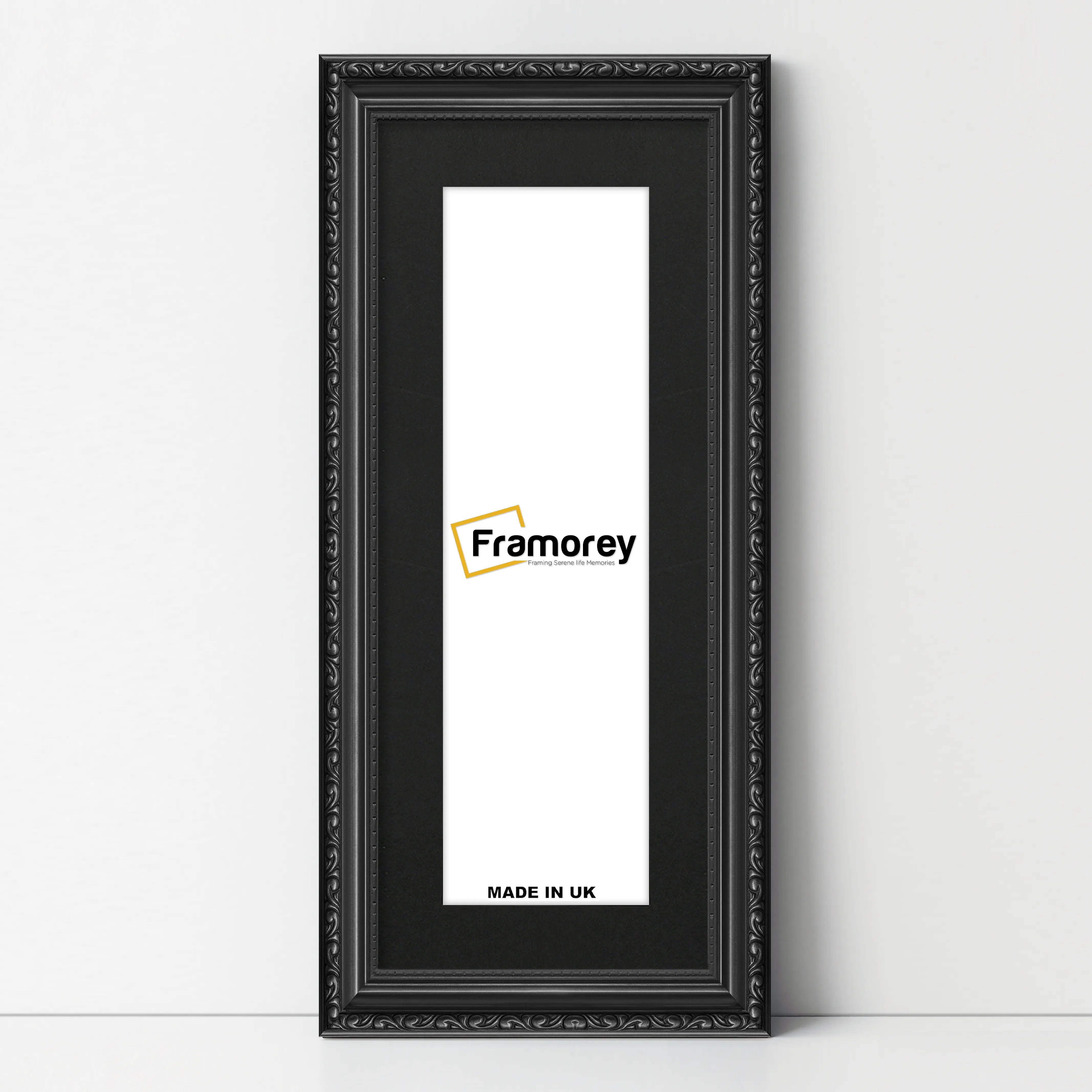Panoramic Size Black Picture Frame Shabby Wall Frames With Black Mount