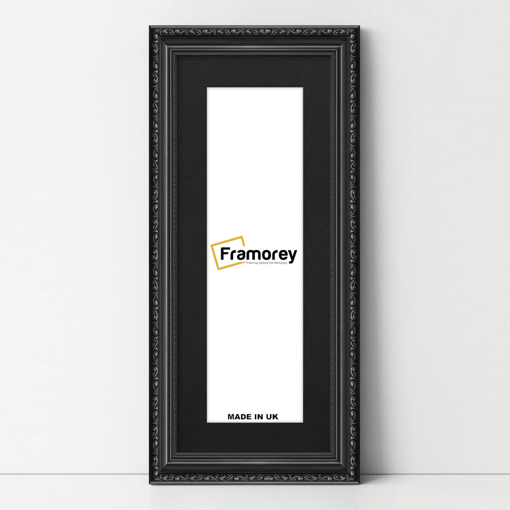 Panoramic Size Black Picture Frame Shabby Wall Frames With Black Mount